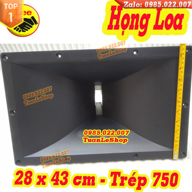 PHIỄU LOA 750 - 850 - 28X43CM - 01 CÁI HỌNG LOA TREBLE 750 - 28X43CM