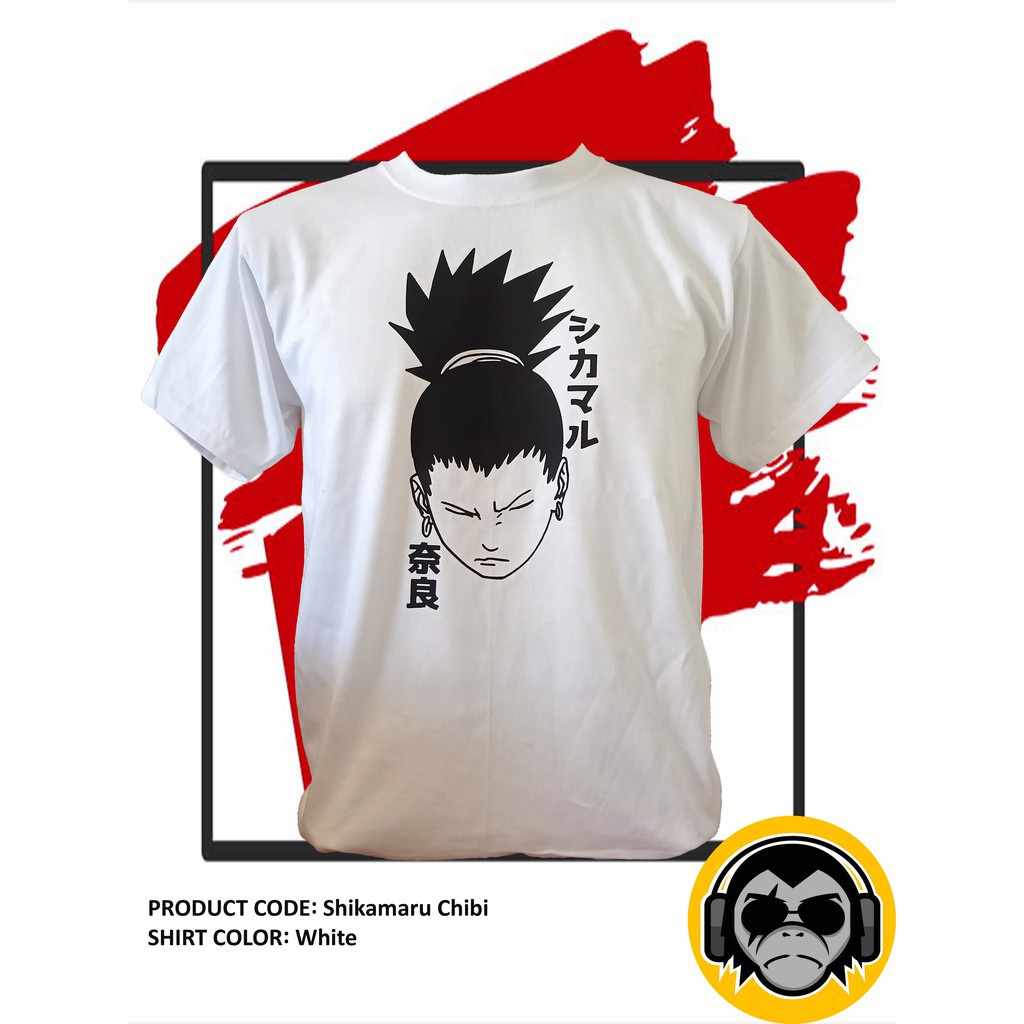 Áo thun Shikamaru Nara chibi naruto anime inspired shirt unisex đẹp