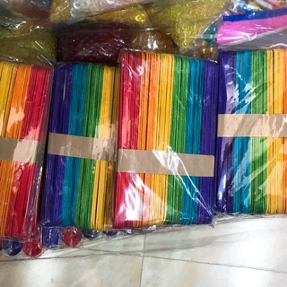 50 QUE KEM GỖ CẦU VỒNG.