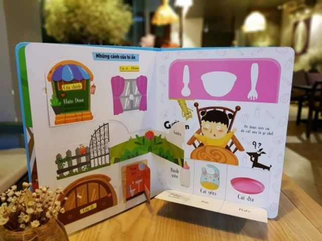 Sách - Combo 2 quyển lật mở khám phá 100 từ về động vật và 100 từ về thế giới xung quanh