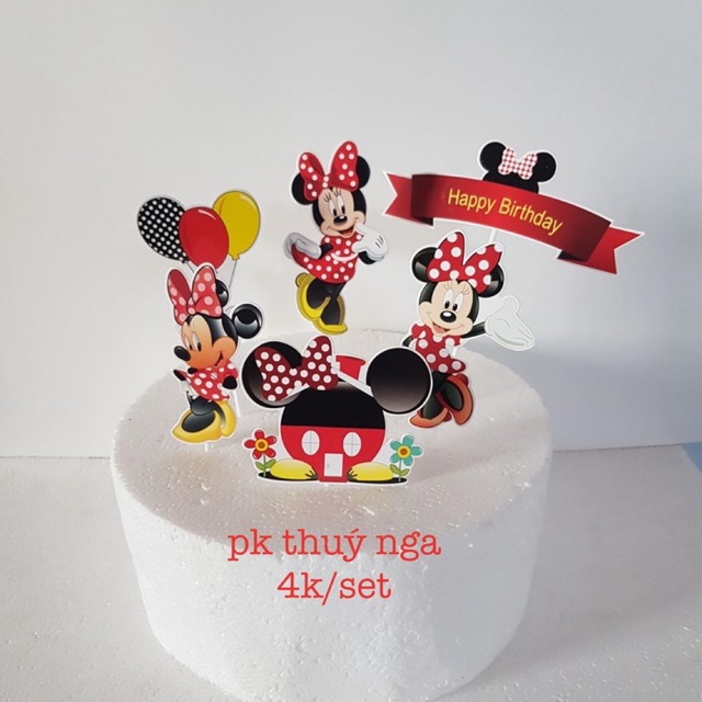 10 set cắm giấy chuột mickey