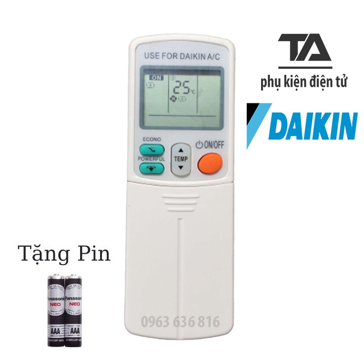 [FREESHIP 50K] REMOTE MÁY LẠNH DAIKIN ✔ ĐIỀU KHIỂN ĐIỀU HÒA DAIKIN DÒNG ATK ATF FTHF FTC FTK