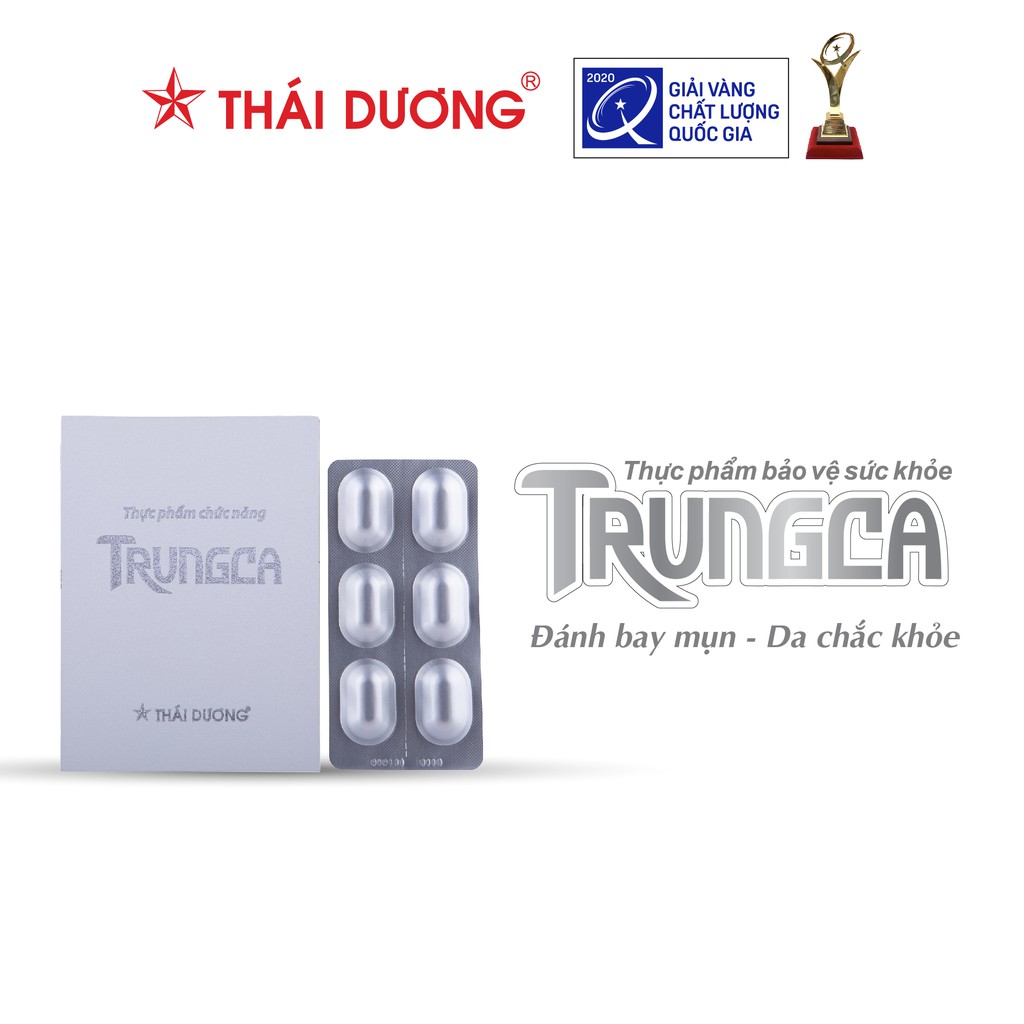 Viên uống TrungCa ngừa mụn 60 viên/ hộp - Sao Thái Dương