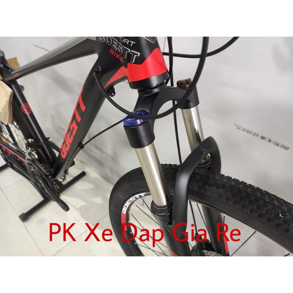 Xe đạp địa hình BDESTT B-800 bánh 27.5 inch, Khung nhôm 6061 không mối hàn, Bộ đề Shimano 3x8 (24 tốc độ), Xe mới