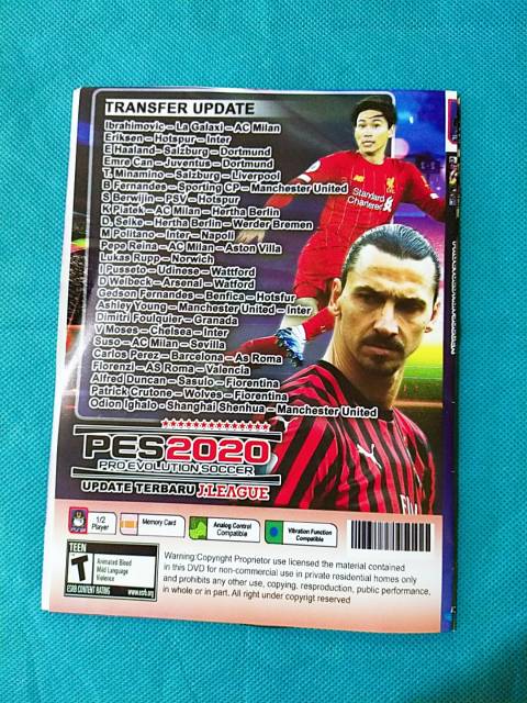 Băng Cassette Chơi Game Sony Pes 2020 Ps2