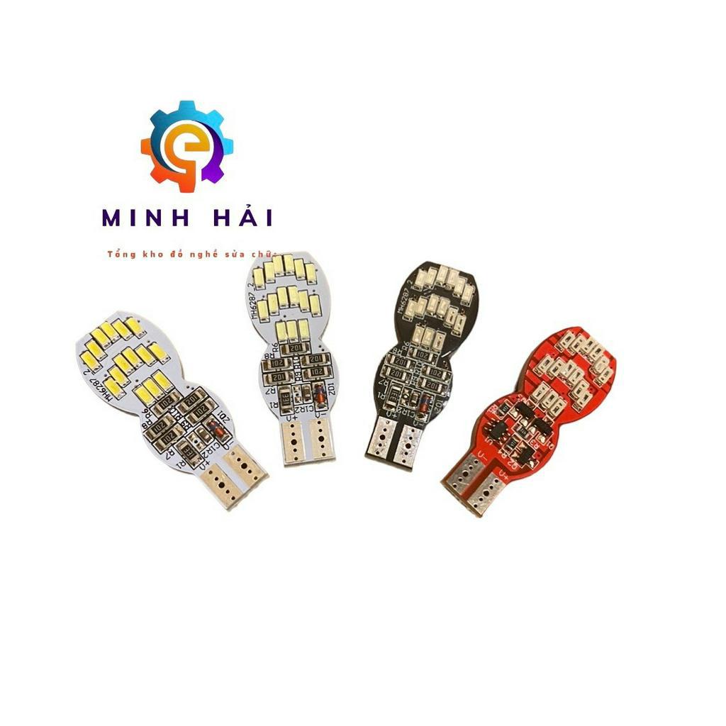 LED T10 Audi Chạy Đuổi 30SMD 3014 Lắp Thay Thế Cho Đemi, Xi Nhan DC12v