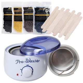 Nồi Nấu Sáp Wax lông Pro Wax + tăng que gỗ (bảo hành 6 tháng)