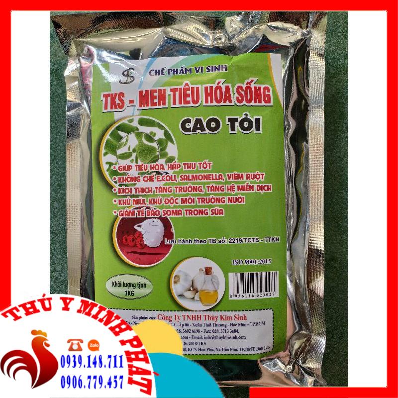 TKS MEN TIÊU HÓA SỐNG CAO TỎI GÓI 1KG