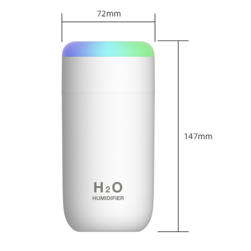 350Ml Humidifier USB Rechargeable Ultrasonic Aroma Diffuser Pink