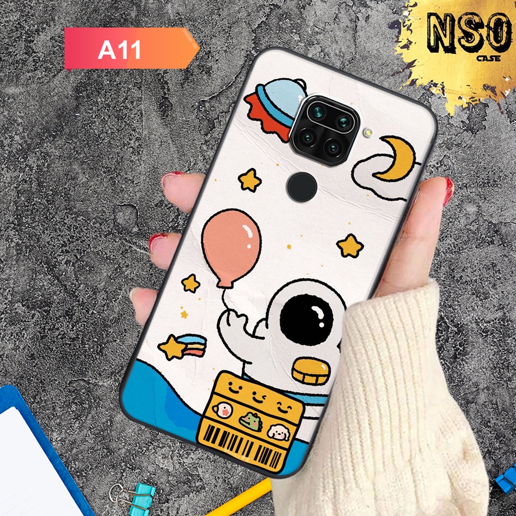 Ốp lưng redmi note 9 In Hình Phi Hành Gia Chất