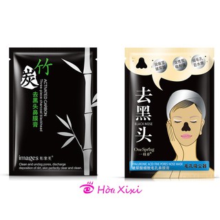 Mặt nạ lột mụn đầu đen ở mũi chiết xuất than tre - mask nội địa Trung