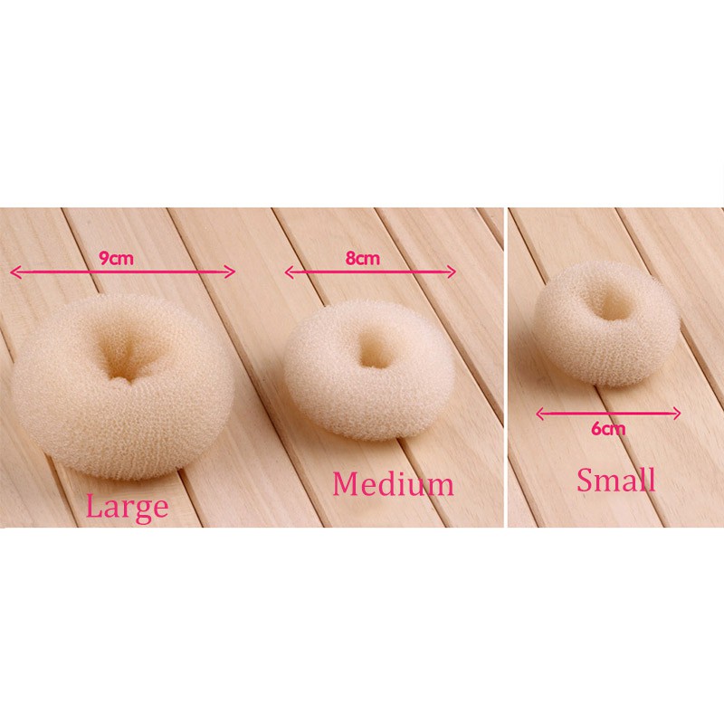 1 Pcs Magic Lady Sponge Donut Bun Maker Hair Styling Tool Soft Hair Styler Shaper