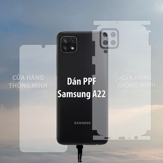 Tấm dán Xiaomi Samsung A22 dán PPF mặt trước, dán mặt sau, dán màn hình, dán mặt lưng Full viền chuẩn
