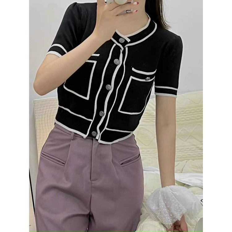 Áo Khoác Len Style Học Sinh 4 Màu Có Logo Tay Dài Chất Đẹp Cho Năm Học Mới | Bé Tiu Clothing | BigBuy360 - bigbuy360.vn