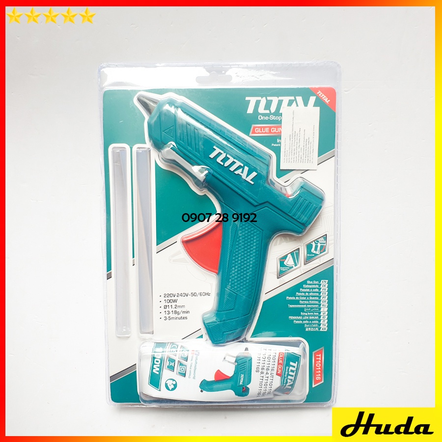 Súng bơm keo nến 10mm công suất 100w dùng điện 220v Total Ingco TT101116 GG148