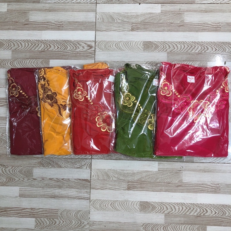 Bộ lửng Thun lạnh tay con phối ren