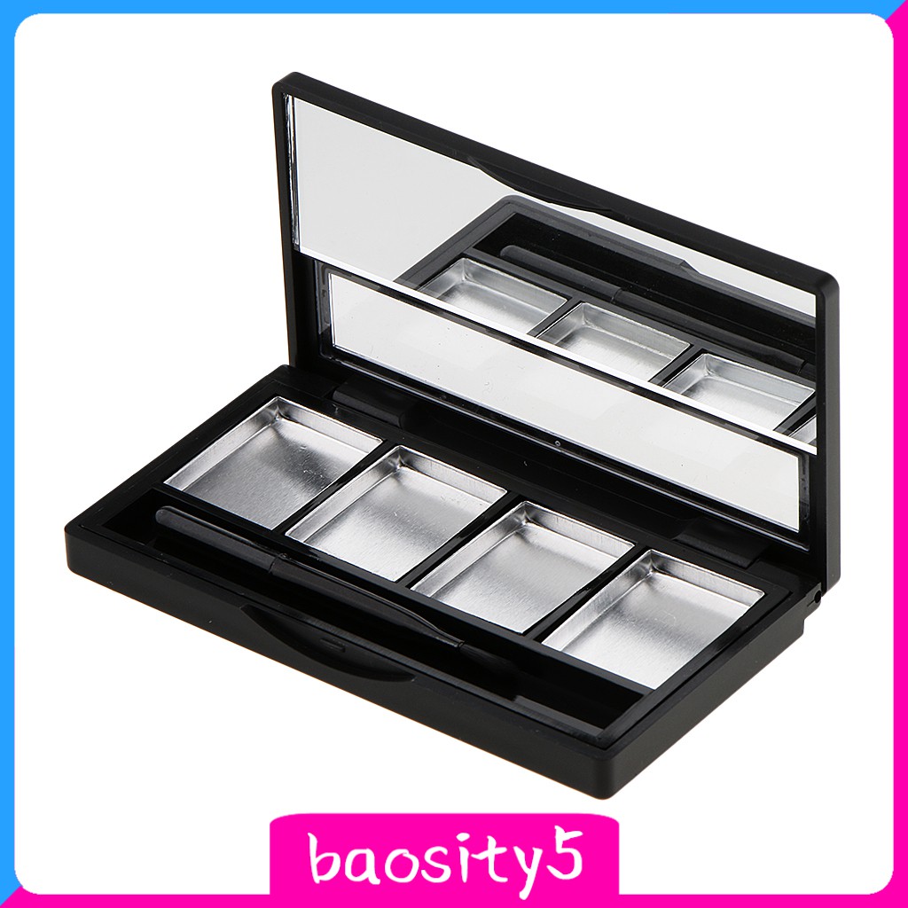 (Hàng Mới Về) Bảng Màu Rỗng Đựng Phấn Mắt Má Hồng Son Môi Diy Có Gương Tiện Dụng | BigBuy360 - bigbuy360.vn