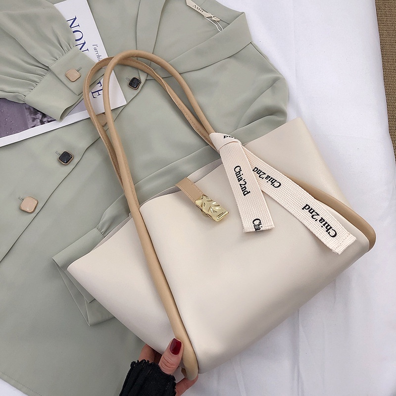 Túi Tote Đeo Vai Sức Chứa Lớn Phong Cách Hàn Quốc Mới