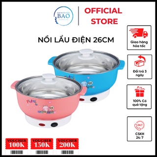 Nồi lẩu mini điện 26cm đa năng cao cấp
