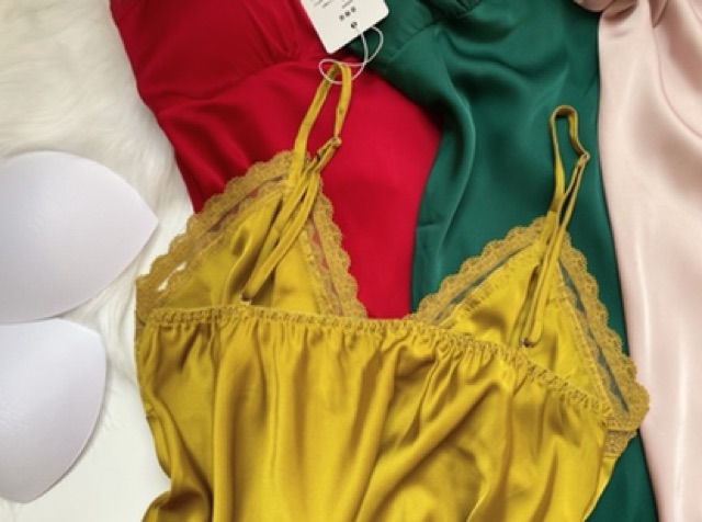 Sx 638 váy ngủ lụa satin - đầm ngủ cao cấp -Kellywang