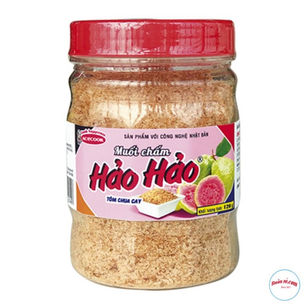 Muối chấm Hảo Hảo tôm chua cay (Acecook 120gr) dùng ăn trái cây, hải sản,..