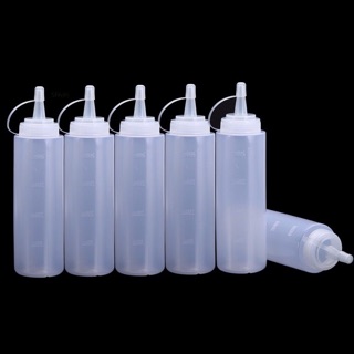 Bộ 3 chai nhựa đựng sốt 480ml - màu trắng