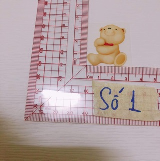 Sticker ủi, hình ủi, patch ủi hình gấu (Phụ liệu may vá trang trí quần áo may mặc, Handmade, DIY)