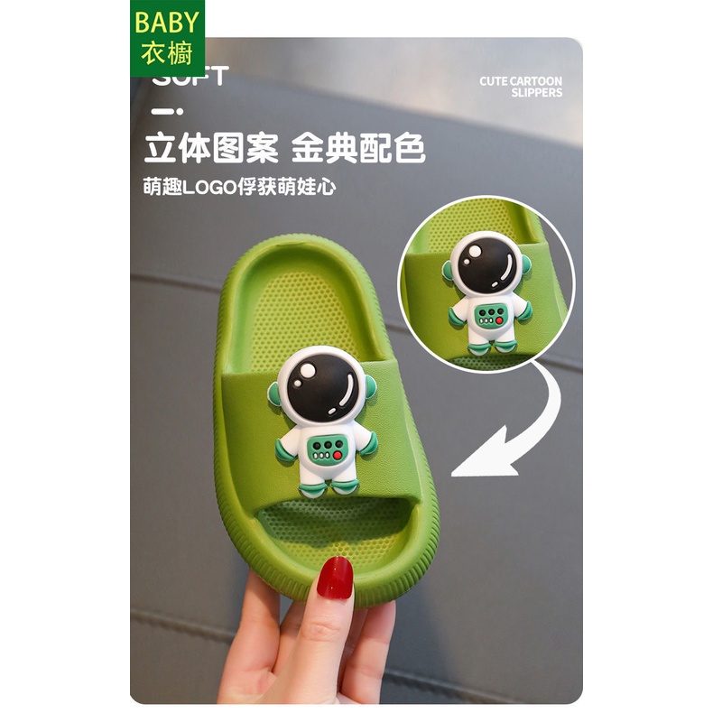 Dép Sandal Họa Tiết Phi Hành Gia Hoạt Hình Phong Cách Hàn Quốc Thời Trang Mùa Hè Dành Cho Trẻ Em 2022