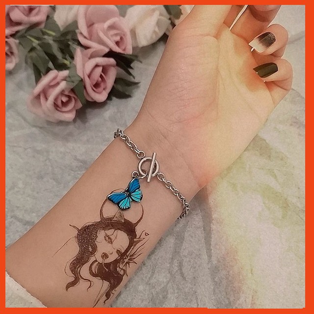 [Mã FAMAYFA giảm 10K đơn 50K] Vòng Tay Nữ Trang Trí Hình Con Bướm - Thiết Kế Độc Đáo, Tinh Tế
