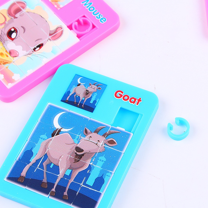 Bộ Xếp Hình Các Con Vật Hoạt Hình Bằng Gỗ