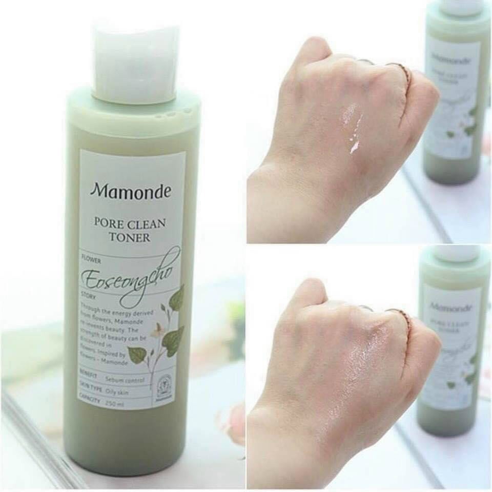 Nước hoa hồng mamonde toner 250ml giúp làm dịu da nhạy cảm dưỡng ẩm da