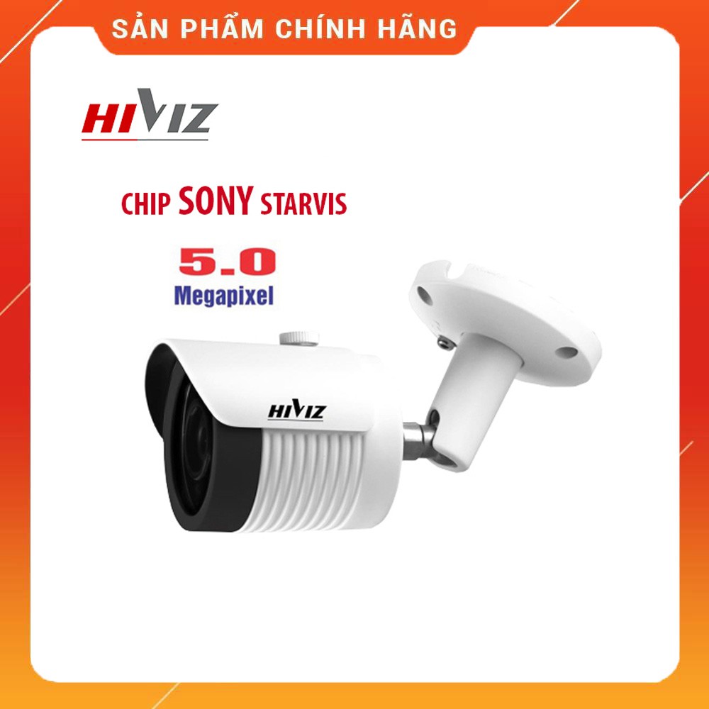 Bộ Camera giám sát HIVIZ Pro 5.0MP {2K} Siêu nét - Đủ Bộ [5/6/7/8 Camera] 5.0MP, Kèm HDD, Đầy đủ phụ kiện lắp đặt