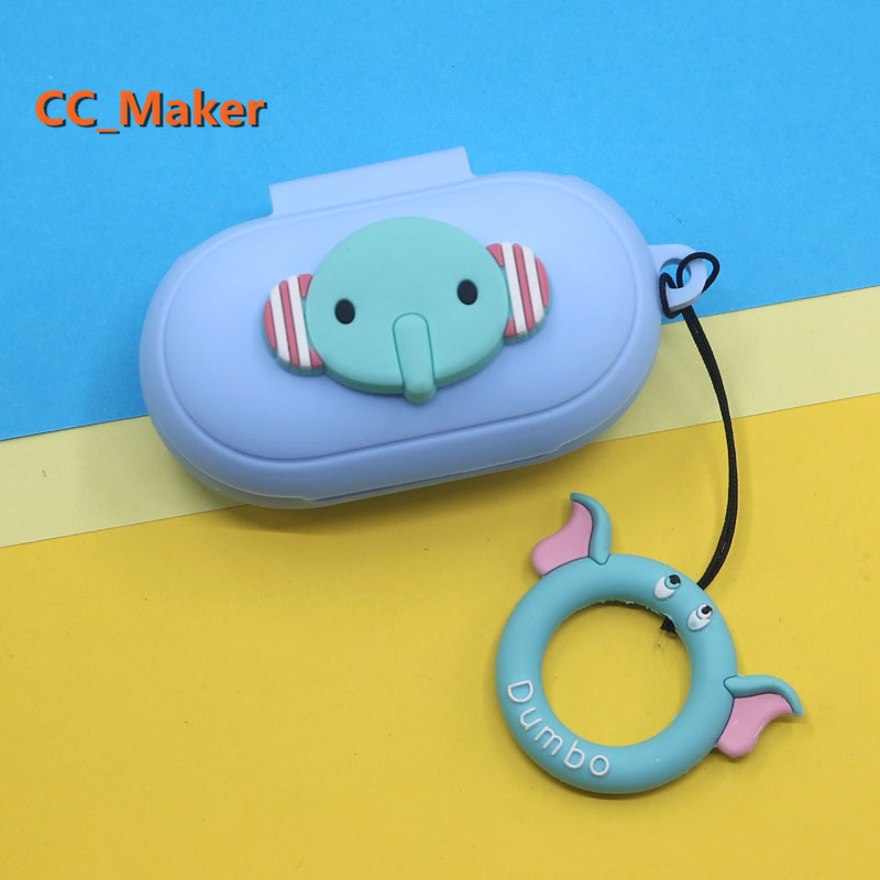 【In stock】Samsung Galaxy Buds Plus Case Cartoon Ring Lanyard New Samsung Buds Live Earphone Case Silicone soft shell Samsung Buds+ Cover | BigBuy360 - bigbuy360.vn