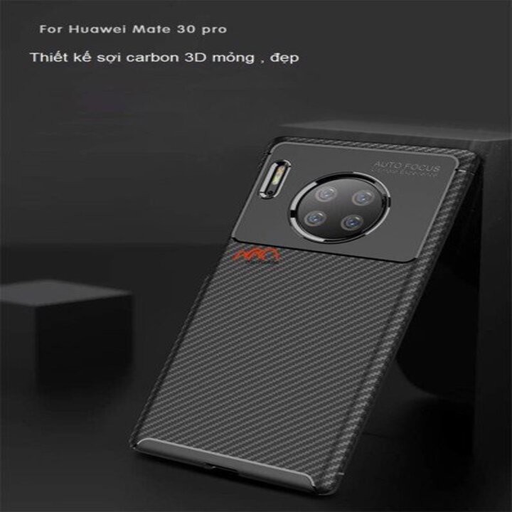 Ốp lưng mềm vân carbon Huawei Mate 30 Pro