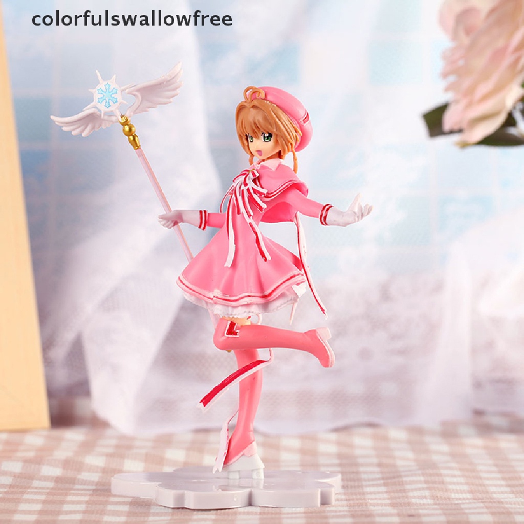 Mô Hình Thủ Lĩnh Thẻ Bài SAKURA Màu Hồng Xinh Xắn ABC