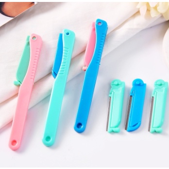 Bộ Dao Cạo Lông Mày Với Lưỡi Thay Thế