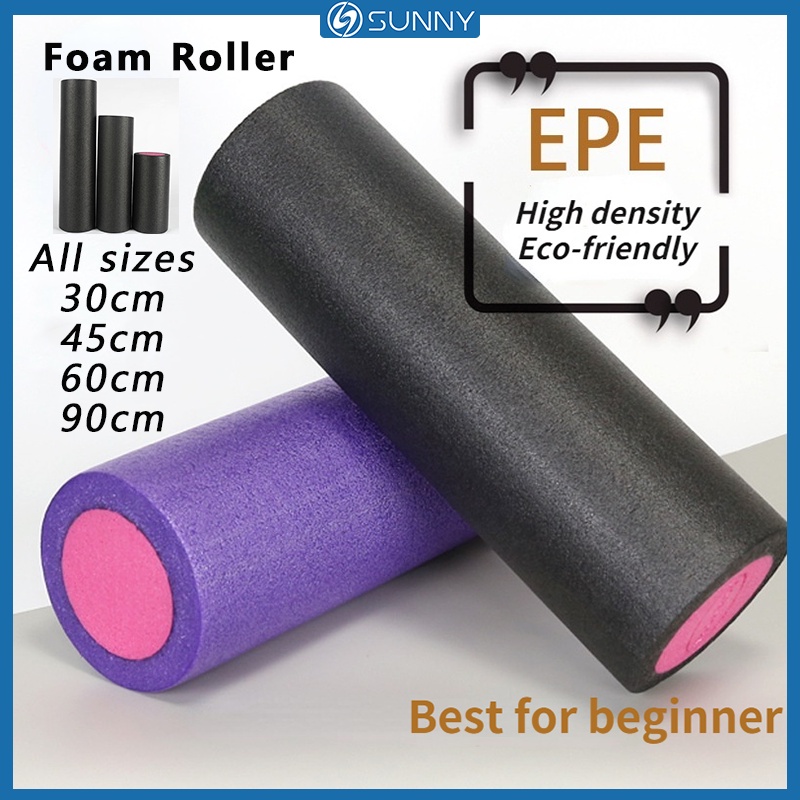 Thanh Lăn Tập Yoga/Pilates Bằng Xốp EPE 90cm Thư Giãn Cơ
