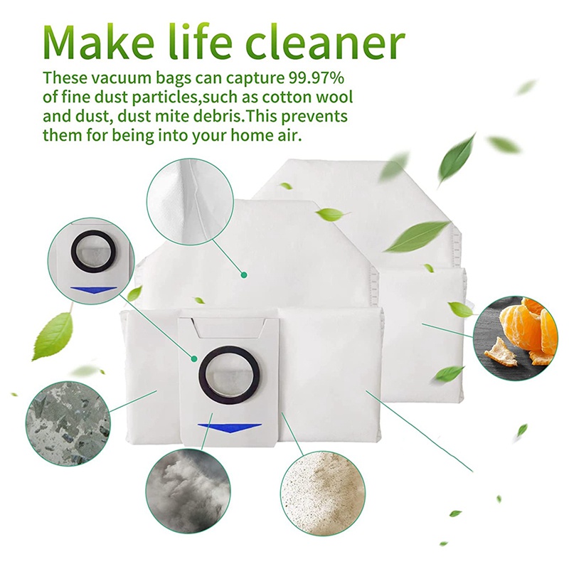 Bộ Phụ Kiện Thay Thế Cho Robot Hút Bụi ECOVACS DEEBOT X1 Omni / X1TURBO / X1 Plus