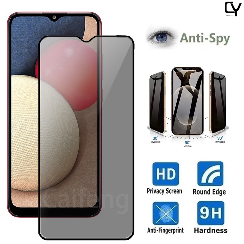 Kính Cường Lực Chống Nhìn Trộm và Chống Vân Tay Cao Cấp Full Viền Cho Samsung Galaxy A14 A24 A34 A54 AA04E A04 A04s A02 A02s A22 A12 A32 A52 A72 A52s M14 M02 M12 M32 M22 M52 4G 5G 2023 2022