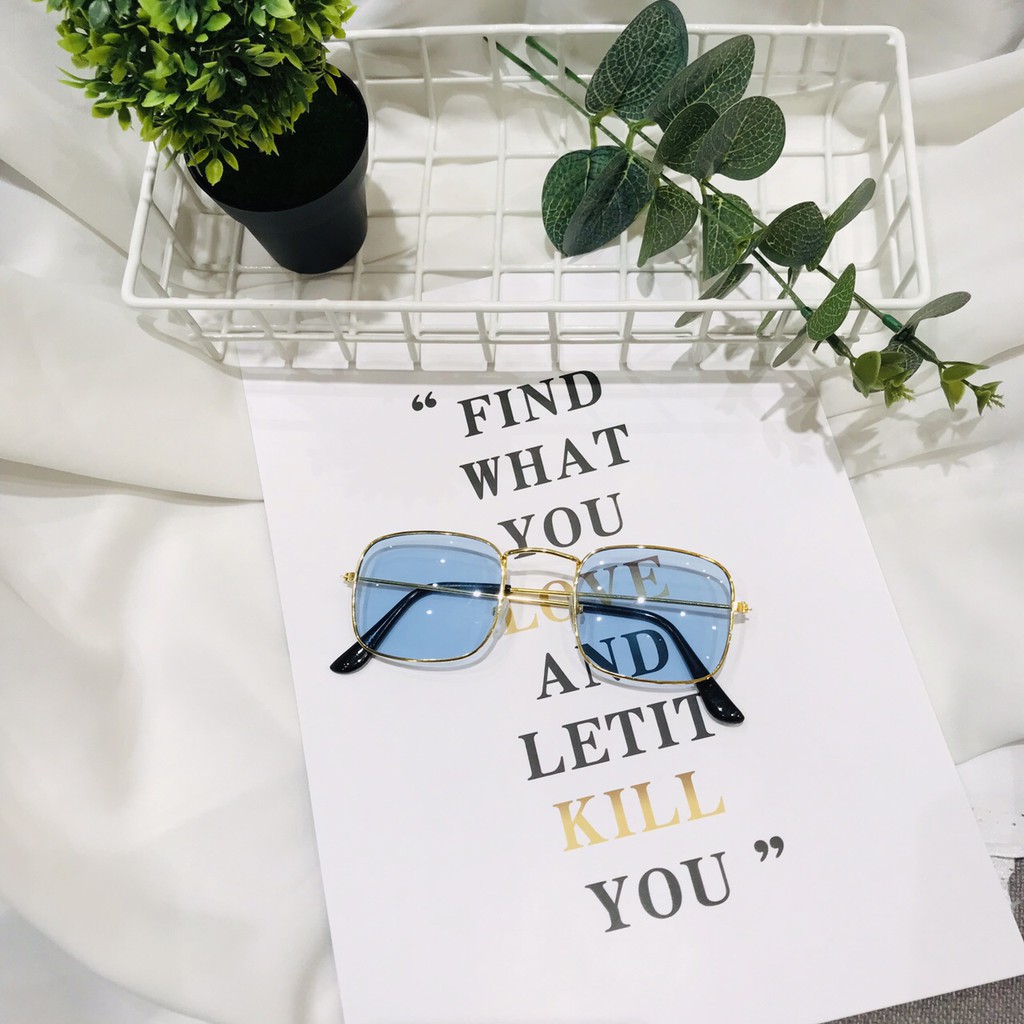 MẮT KÍNH THỜI TRANG HOT TREND VUÔNG 204 NHIỀU MÀU CỰC HOT | BigBuy360 - bigbuy360.vn