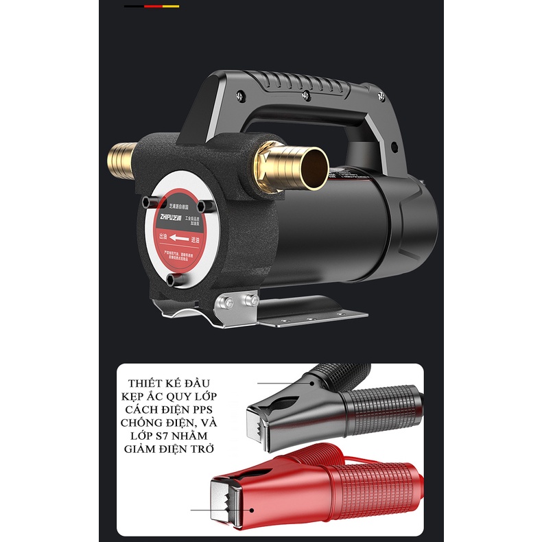 Máy rửa xe ô tô, máy bơm nước sử dụng ắc quy ô tô 12V/24V - Một sản phẩm của Zhipu -100% Thương hiệu Đức