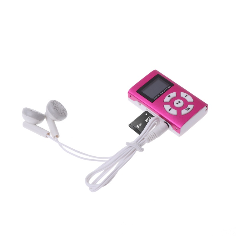 Máy Nghe Nhạc MP3 zzz MX-808 Mini Màn Hình LCD 32GB TF Chất Liệu Nhôm
