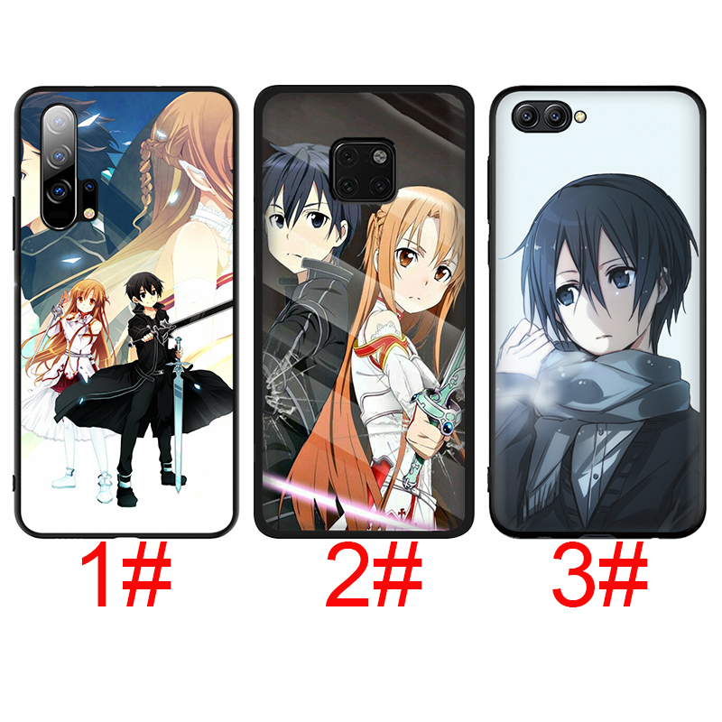 D82 Sword Art Online SAO Japanese Huawei Nova 2 Lite 2i 3 3i 4 4E 5 5T 6 7 Pro SE Soft Phone Case