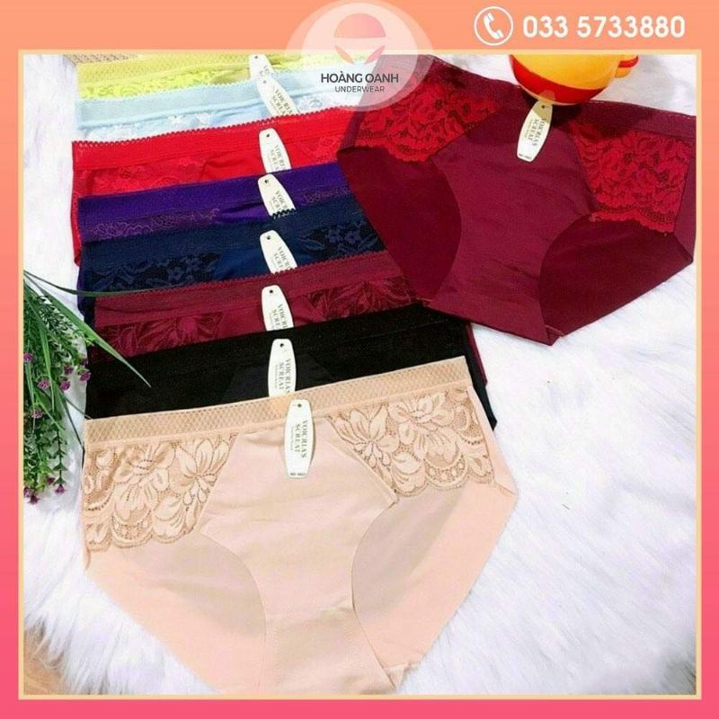 Quần chip su đúc phối ren Quần lót tam giác gợi cảm