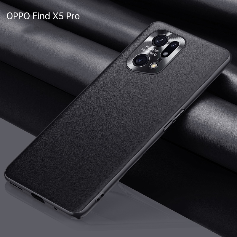 Ốp Điện Thoại Da Có Khung Bảo Vệ Camera Cho Oppo Find X5 Pro Find X3 X2 Pro Neo Lite