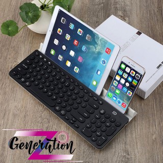 BÀN PHÍM BLUETOOTH FD IK6650 - KEYBOARD BLUETOOTH FD IK6650 ĐEN BẠC