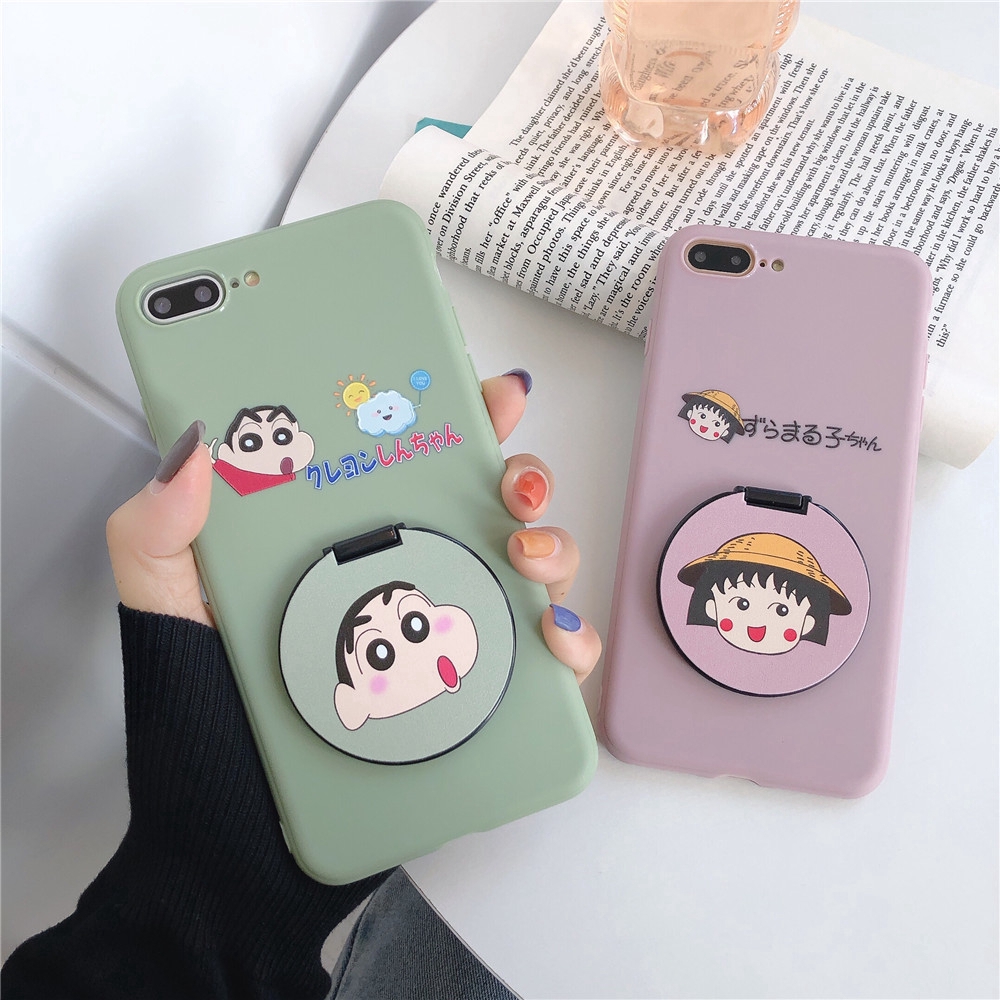 Ốp Lưng Tráng Gương Có Giá Đỡ Đa Năng Và Dây Đeo Cho Iphone 6 6s 7 8 Plus X Xs Max Xr