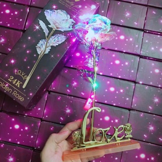 Hoa Hồng Galaxy Phát Sáng