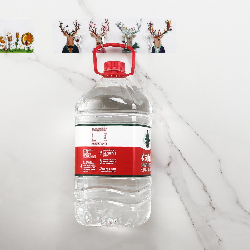 Vỉ 4 móc dán tường treo đồ tiện dụng