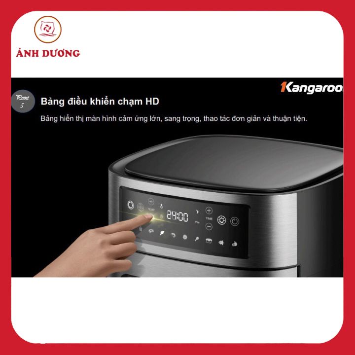 NỒI CHIÊN KHÔNG DẦU KANGAROO 12L, NỒI CHIÊN ĐIỆN TỬ KHÔNG DẦU KANGAROO KG12AF1A